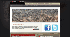 Desktop Screenshot of onmyfeetorinmymind.com
